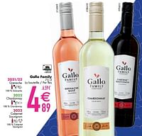 Gallo family chardonnay-Witte wijnen