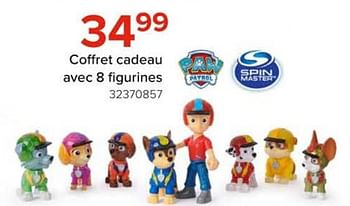 Promoties Coffret cadeau avec 8 figurines - Spin Master - Geldig van 08/03/2024 tot 14/04/2024 bij Euro Shop