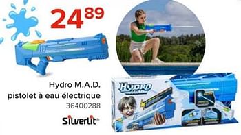 Promoties Hydro m.a.d. pistolet à eau électrique - Silverlit - Geldig van 08/03/2024 tot 14/04/2024 bij Euro Shop