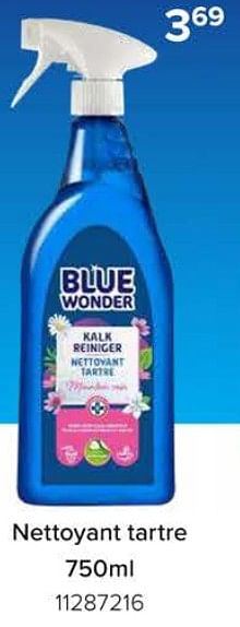 Promotions Nettoyant tartre - Blue Wonder - Valide de 08/03/2024 à 14/04/2024 chez Euro Shop