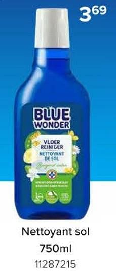 Promoties Nettoyant sol - Blue Wonder - Geldig van 08/03/2024 tot 14/04/2024 bij Euro Shop