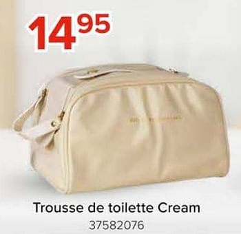 Promotions Trousse de toilette cream - Produit Maison - Euroshop - Valide de 08/03/2024 à 14/04/2024 chez Euro Shop