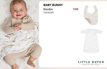 Promoties Baby bunny doudou - Little Dutch - Geldig van 08/03/2024 tot 14/04/2024 bij Euro Shop