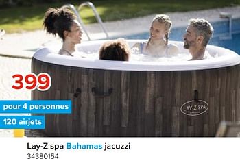 Promotions Lay-z spa bahamas jacuzzi - BestWay - Valide de 08/03/2024 à 14/04/2024 chez Euro Shop