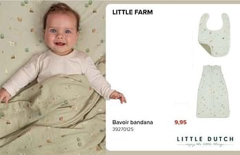 Promoties Little farm bavoir bandana - Little Dutch - Geldig van 08/03/2024 tot 14/04/2024 bij Euro Shop
