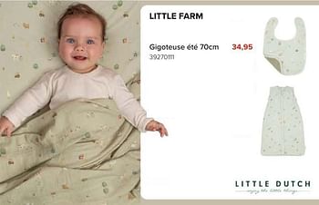 Promoties Little farm gigoteuse été - Little Dutch - Geldig van 08/03/2024 tot 14/04/2024 bij Euro Shop