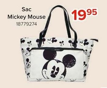 Promoties Sac mickey mouse - Huismerk - Euroshop - Geldig van 08/03/2024 tot 14/04/2024 bij Euro Shop