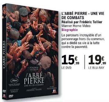 Promotions L`abbé pierre une vie de combats LE DVD - Produit Maison - E.Leclerc - Valide de 12/03/2024 à 30/03/2024 chez E.Leclerc