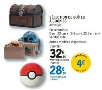 Promotions Sélection de boîtes à cookies - Produit Maison - E.Leclerc - Valide de 12/03/2024 à 30/03/2024 chez E.Leclerc