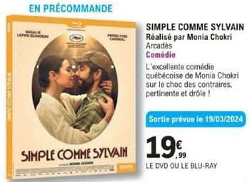Promotions Simple comme sylvain - Produit Maison - E.Leclerc - Valide de 12/03/2024 à 30/03/2024 chez E.Leclerc