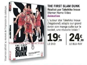 Promoties The first slam dunk LE DVD - Huismerk - E.Leclerc - Geldig van 12/03/2024 tot 30/03/2024 bij E.Leclerc
