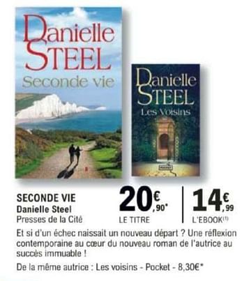 Promotions Seconde vie danielle steel presses de la cité - Produit Maison - E.Leclerc - Valide de 12/03/2024 à 30/03/2024 chez E.Leclerc