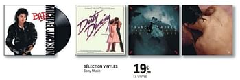 Promoties Selection vinyles sony music - Huismerk - E.Leclerc - Geldig van 12/03/2024 tot 30/03/2024 bij E.Leclerc