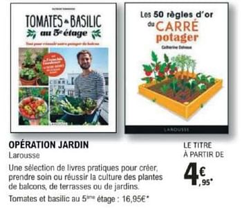 Promotions Operation jardin larousse - Produit Maison - E.Leclerc - Valide de 12/03/2024 à 30/03/2024 chez E.Leclerc