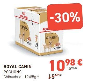 Promotions Royal canin pochons chihuahua - Royal Canin - Valide de 13/03/2024 à 24/03/2024 chez Tom&Co