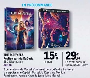 Promotions The marvels réalisé par nia dacosta esc distribution action - Produit Maison - E.Leclerc - Valide de 12/03/2024 à 30/03/2024 chez E.Leclerc