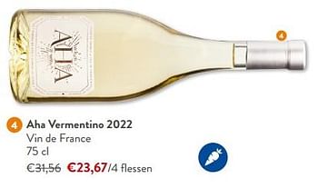 Promoties Aha vermentino 2022 vin de france - Witte wijnen - Geldig van 13/03/2024 tot 26/03/2024 bij OKay