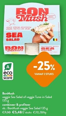 Promoties Bonmush veggie sea salad - Bonmush - Geldig van 13/03/2024 tot 26/03/2024 bij OKay