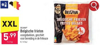 Promoties Belgische frieten - Belviva - Geldig van 22/03/2024 tot 24/03/2024 bij Aldi