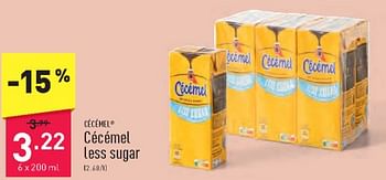 Promoties Cécémel less sugar - Cecemel - Geldig van 23/03/2024 tot 29/03/2024 bij Aldi