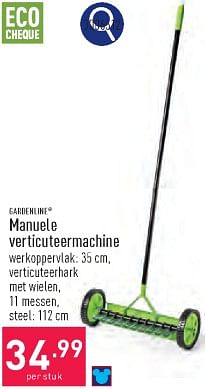 Promoties Manuele verticuteermachine - Garden line - Geldig van 23/03/2024 tot 24/03/2024 bij Aldi