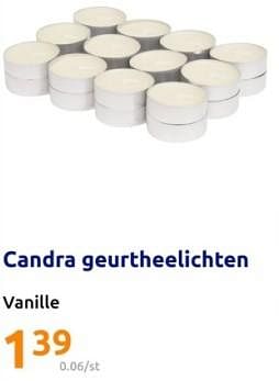Promoties Candra geurtheelichten - Candra - Geldig van 13/03/2024 tot 19/03/2024 bij Action