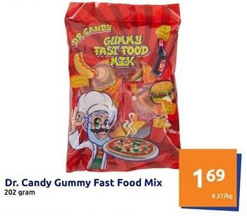 Promotions Dr. candy gummy fast food mix - Dr. Candy - Valide de 13/03/2024 à 19/03/2024 chez Action