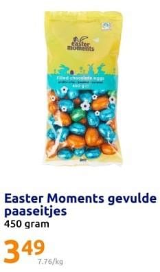 Promoties Easter moments gevulde paaseitjes - Easter Moments - Geldig van 13/03/2024 tot 19/03/2024 bij Action