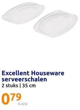 Promotions Excellent houseware serveerschalen - Excellent - Valide de 13/03/2024 à 19/03/2024 chez Action