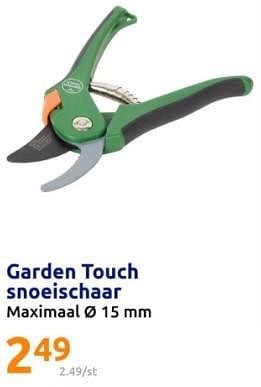 Promoties Garden touch snoeischaar - Garden Touch - Geldig van 13/03/2024 tot 19/03/2024 bij Action