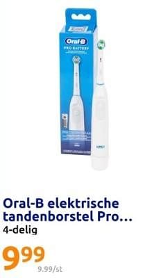 Promoties Oral-b elektrische tandenborstel pro - Oral-B - Geldig van 13/03/2024 tot 19/03/2024 bij Action