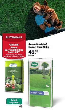 Promoties Aveve meststof gazon plus - Huismerk - Aveve - Geldig van 13/03/2024 tot 24/03/2024 bij Aveve