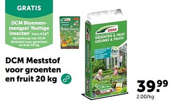 Promoties Dcm meststof voor groenten en fruit - DCM - Geldig van 13/03/2024 tot 24/03/2024 bij Aveve