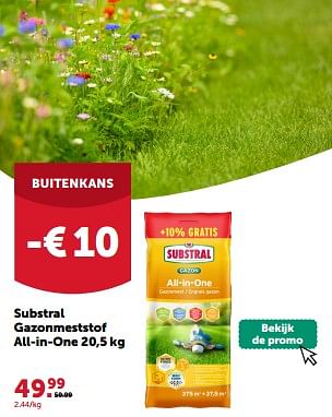 Promotions Substral gazonmeststof all-in-one - Substral - Valide de 13/03/2024 à 24/03/2024 chez Aveve