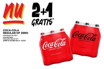 Promoties Coca-cola zero - Coca Cola - Geldig van 13/03/2024 tot 19/03/2024 bij Jumbo