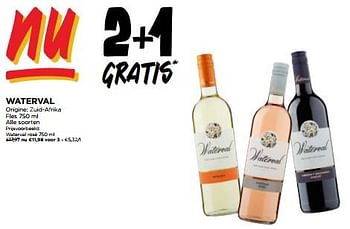 Promoties Waterval origine zuid-afrika - Rosé wijnen - Geldig van 13/03/2024 tot 19/03/2024 bij Jumbo
