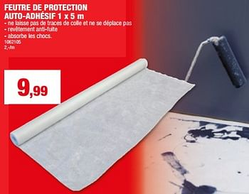 Promotions Feutre de protection auto-adhésif - Produit maison - Hubo  - Valide de 13/03/2024 à 24/03/2024 chez Hubo