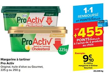 Promotions Margarine à tartiner gourmet - Becel - Valide de 13/03/2024 à 25/03/2024 chez Carrefour