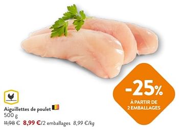 Promotions Aiguillettes de poulet - Huismerk - Okay Buurtwinkels - Valide de 13/03/2024 à 26/03/2024 chez OKay
