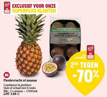 Promoties Ananas - Huismerk - Delhaize - Geldig van 14/03/2024 tot 20/03/2024 bij Delhaize