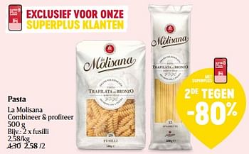 Promoties Pasta - La Molisana - Geldig van 14/03/2024 tot 20/03/2024 bij Delhaize