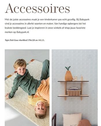 Promoties Tapis petit guus vloerkleed - Huismerk - Babypark - Geldig van 10/03/2024 tot 13/05/2024 bij BabyPark