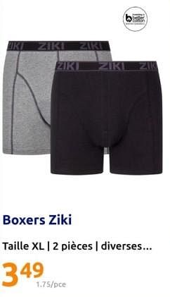 Promotions Boxers ziki - Ziki - Valide de 13/03/2024 à 19/03/2024 chez Action