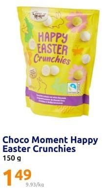 Promotions Choco moment happy easter crunchies - Choco Moment - Valide de 13/03/2024 à 19/03/2024 chez Action