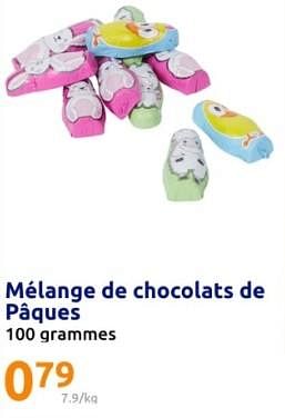 Promotions Mélange de chocolats de pâques - Produit Maison - Action - Valide de 13/03/2024 à 19/03/2024 chez Action