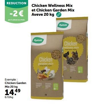 Promotions Chicken garden mix - Produit maison - Aveve - Valide de 13/03/2024 à 24/03/2024 chez Aveve