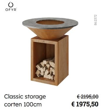 Promoties Classic storage corten - Ofyr - Geldig van 08/03/2024 tot 30/06/2024 bij Multi Bazar