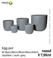 Promoties Egg pot - Mega Collections - Geldig van 08/03/2024 tot 30/06/2024 bij Multi Bazar