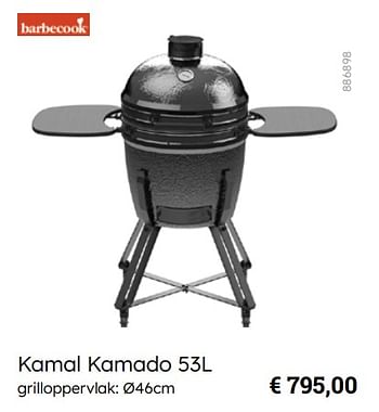 Promotions Kamal kamado - Barbecook - Valide de 08/03/2024 à 30/06/2024 chez Multi Bazar
