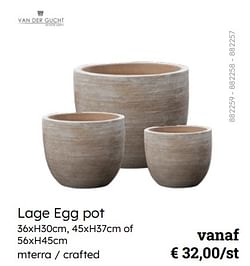 Lage egg pot